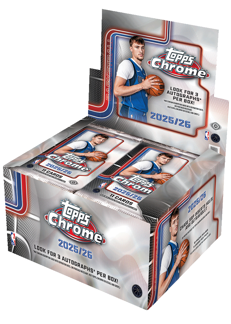 2025-26 Topps Chrome® Basketball - Hobby Jumbo Box