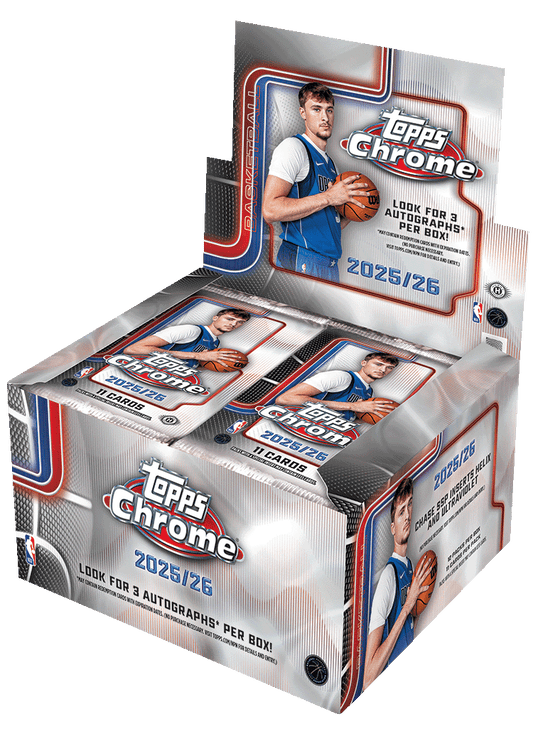 2025-26 Topps Chrome® Basketball - Hobby Jumbo Box