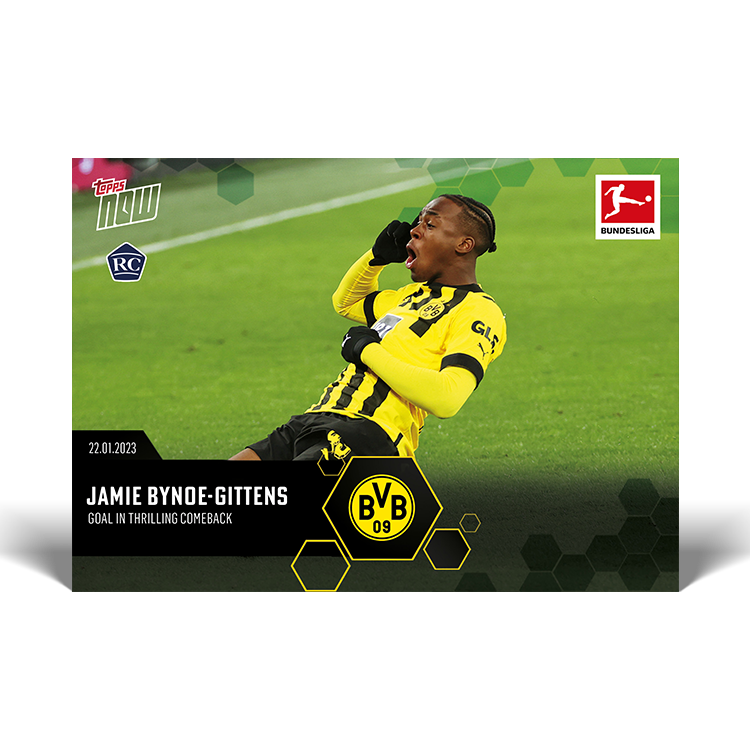 Goal in thrilling comeback - Bundesliga Topps NOW® Card #106 - PR: 1671