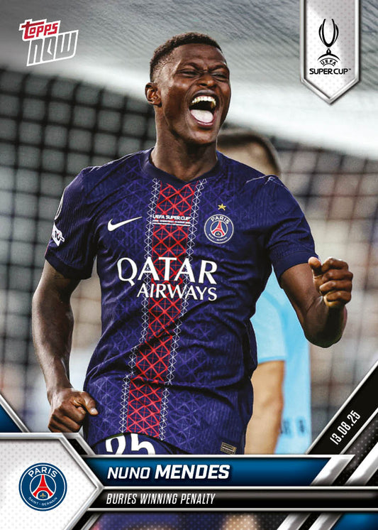 Nuno Mendes - 2025-26 UCL Topps NOW® Card 2