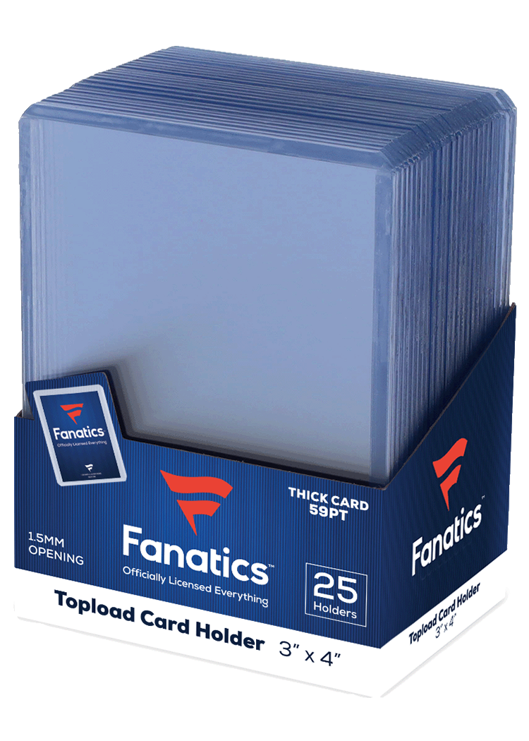 Fanatics 59pt 3x4 Top Loader - 25 Count
