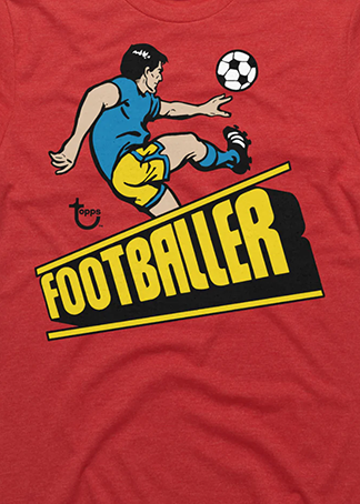 Topps Footballer Pro League Red Tee