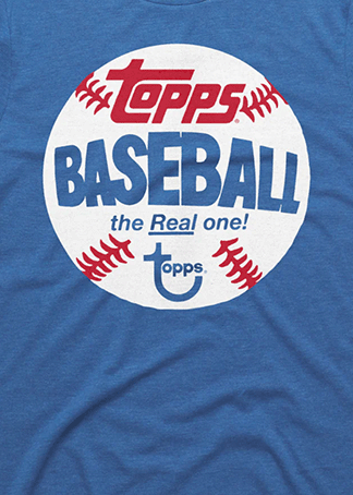 Topps Baseball The Real One Blue Tee